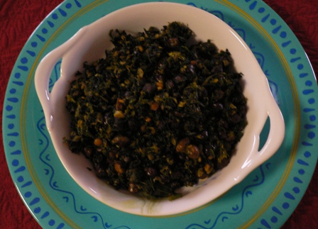 Chana Spinach Fry