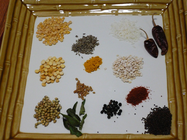 Sambar Powder - ingredients