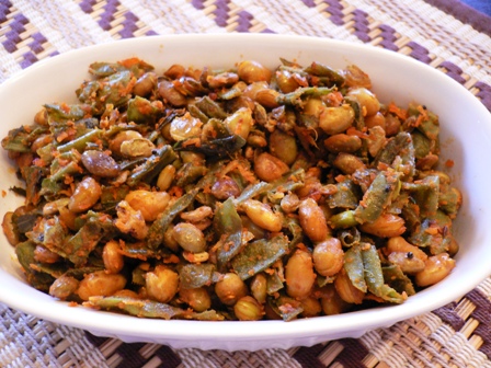Indian Beans(Chikkudukai Vepudu) Fry